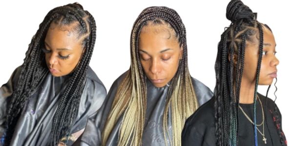 Knotless braids