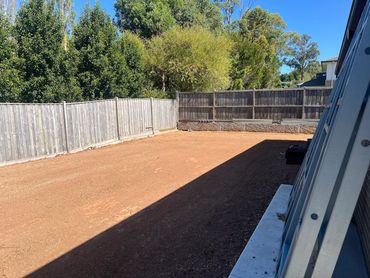 Backyard prep in Jindabyne