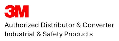 3M logo with authorized distributor and safety product text.