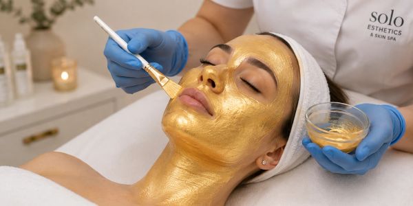 24K gold facial at Solo Esthetics And Skin Spa, Sterling VA