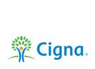 Cigna logo with a stylized tree and human figure in green, blue, and orange colors.