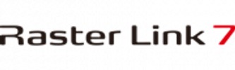 Raster Link 7 logo with black and red text.