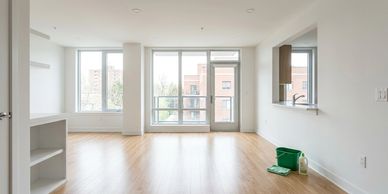 Clean move in ready apartment after agc cleaning provided services