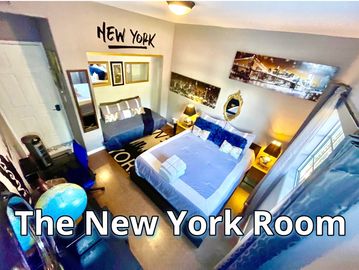 Feel right at home in this very nice designer New York themed Suite in our beautiful Contemporary