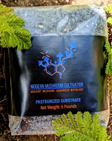 5 pounds of premium pasteurized substate for growing mushrooms.