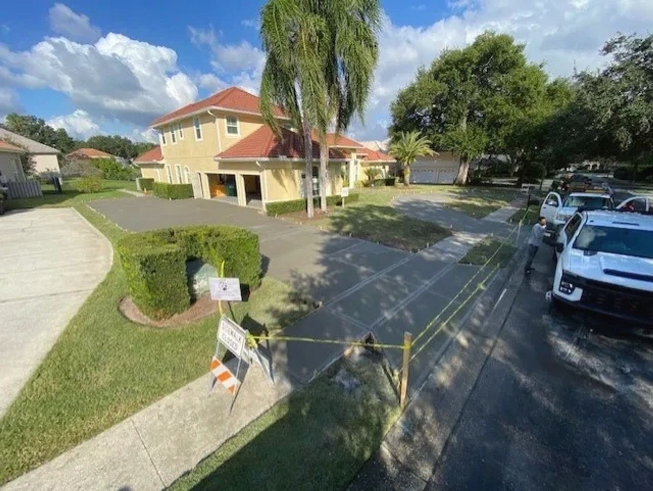 Complete Driveway Replacement, by concrete contractor ACCG, Inc.