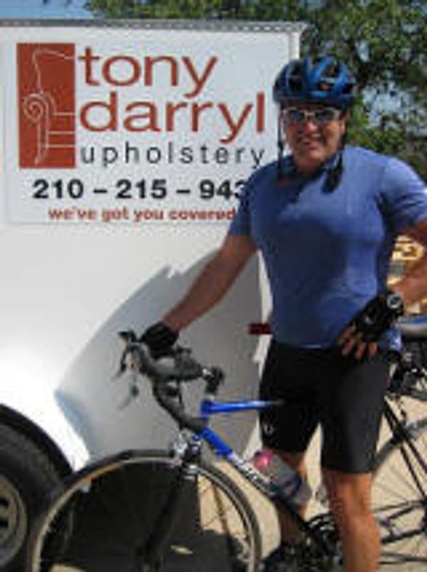 Tony Cuquet, owner of Tony Darryl Upholstery in San Antonio and Boerne, Tx.