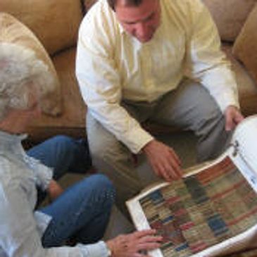 Tony Darryl Upholstery designer meets with you in your home in San Antonio & Boerne, Texas.
