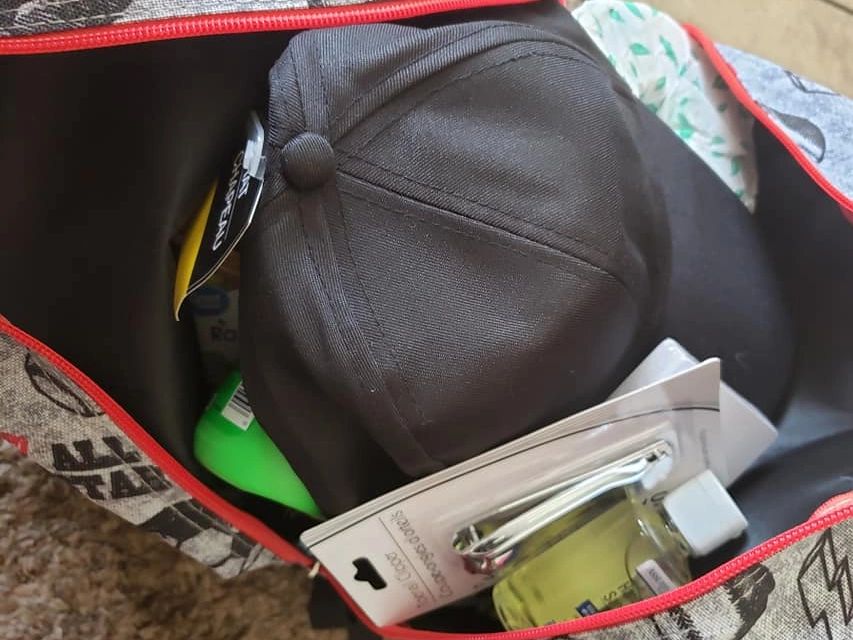 Fully loaded backpack