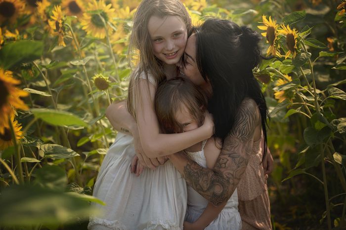 Family Portrait Photography in the Sunflower Field