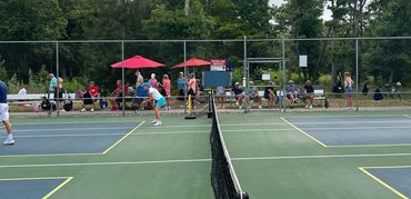 Group of people waiting to play