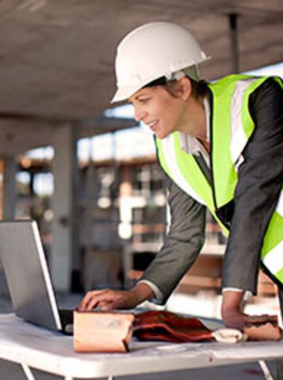 Woman exploring exciting careers in the utility industry.
