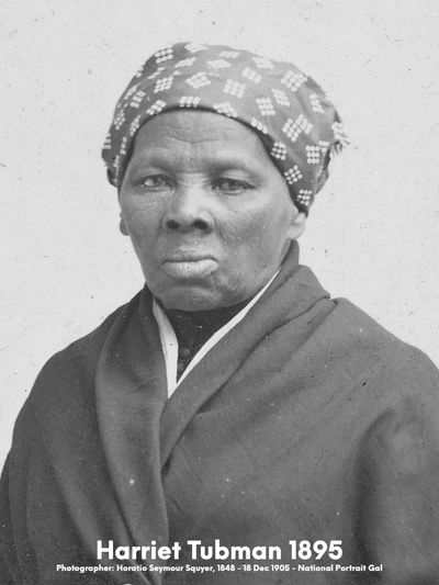 Harriet Tubman 1895
Photographer: Horatio Seymour Squyer, 1848 - 18 Dec 1905 - National Portrait Gal