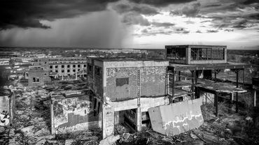abandoned building Detroit