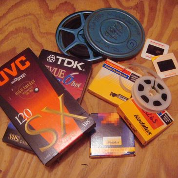 Vintage films and video tapes