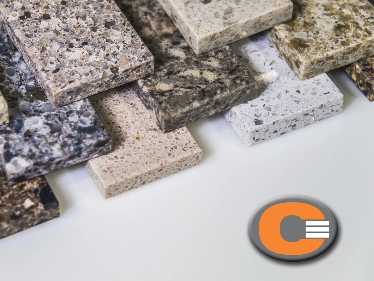 rock countertop samples