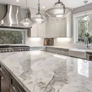 countertop on kitchen