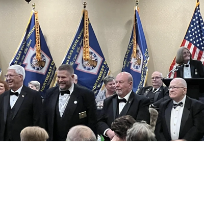 3rd from Left, R. Scott Seib, Elks PA Chaplain