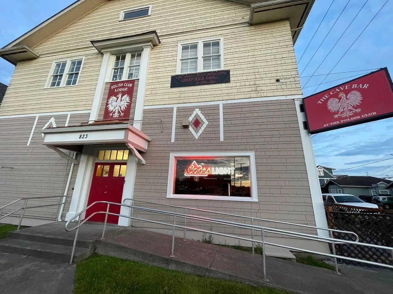 The Cave Bar at the Polish Club
