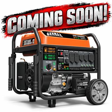 Portable generator rentals with "COMING SOON!" text above it.