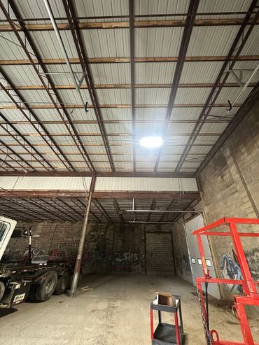 Partnered with Hyperlite on some interior High Bay Demo's