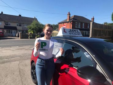 1st time pass with Judes Driving School.Driving test pass in Winchester. Intensive Driving Course