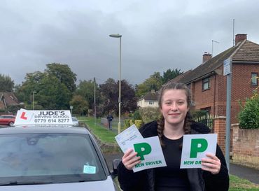 1st time pass.Driving test pass in Winchester. Driving lessons Andover