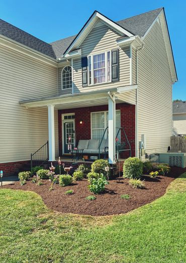 Mulch installation and planting