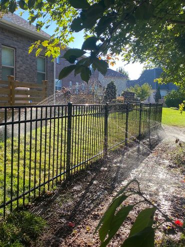 Irrigation and sod installation