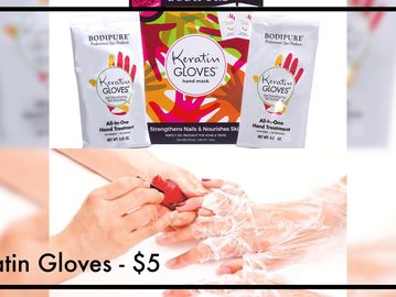 keratin gloves, hand moisturizers, 