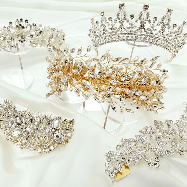 Hair combs, tiaras, Rhinestone tiaras, Rhinestone hair combs, wedding accessories
