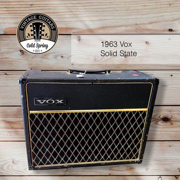 Guitar Amplifier 
1963 Vox 
Solid State 