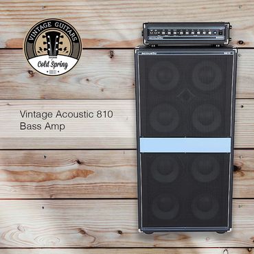 Guitar Bass Amplifier 
Vintage Acoustic 810
Bass Amp