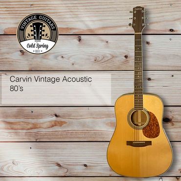 Acoustic Guitar
Carvin Vintage Acoustic 
80/s 