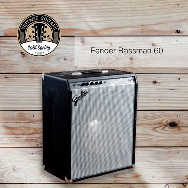 Guitar Bass Amplifier 
Fender Bassman 60