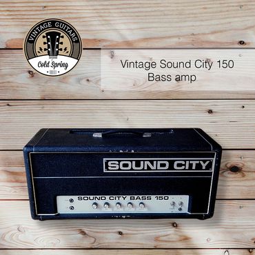 Guitar Bass Amplifier 
Vintage Sound City 150
Bass Amp