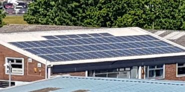 Eco solar power for green low carbon label production