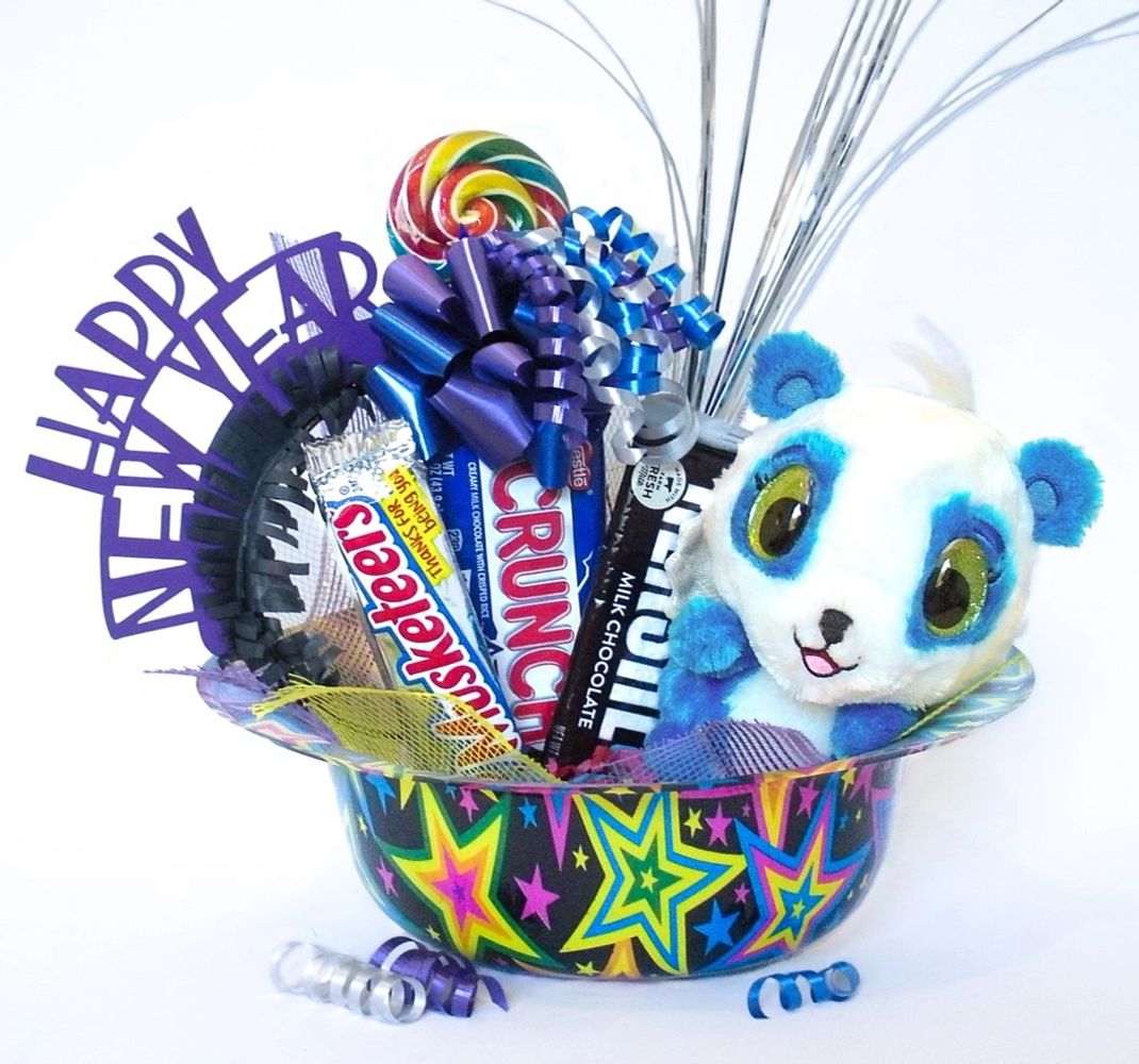 Happy New Year Candy Bouquet Hatchimal Hatchibuddies