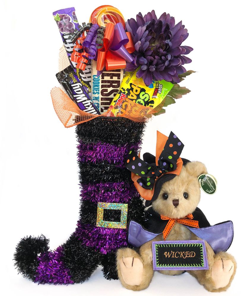 Halloween Candy Bouquet Tricky Nikki Witch Bear