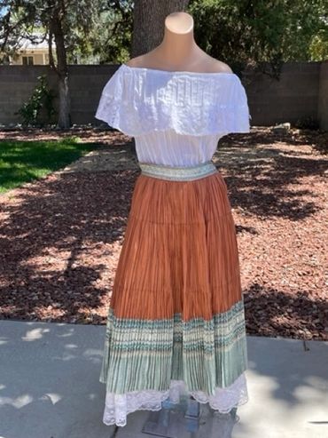 Vintage western top and skirt