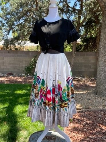 Vintage western top and skirt