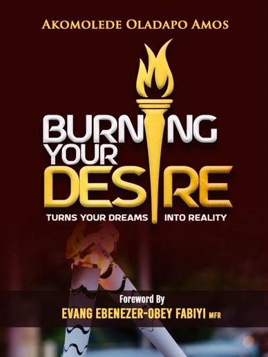 Burning your desire book cover.