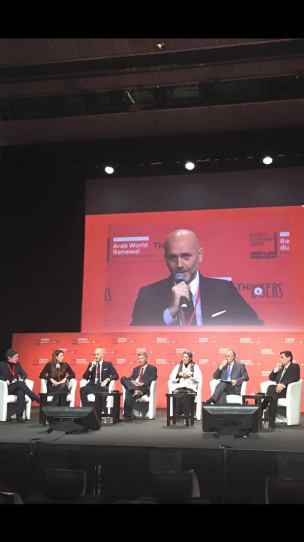 Ricardo Karam at the Renewal of the Arab World conference, Paris (2015)