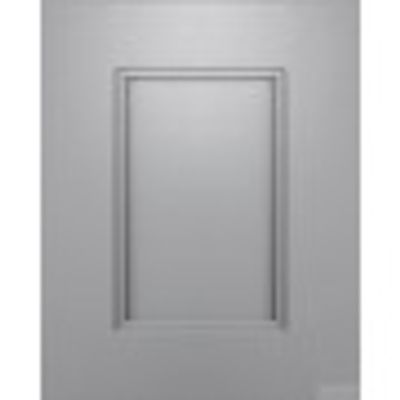 Grey painted kitchen cabinet door