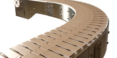 FDA compliant conveyor Straight running and side flexing thermoplastic chain