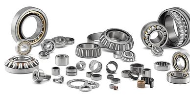 This is a selection of ball and roller bearings
