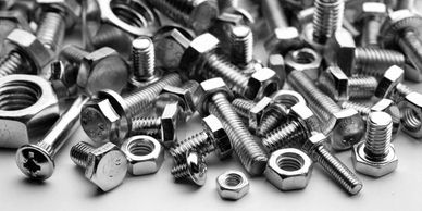 Nuts, bolt and washers
