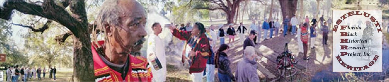 Collage of images from FBHRP depicting outside ceremonies burning herbs with people lined up,