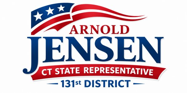 Campaign logo for Arnold Jensen, CT State Representative 131st District.