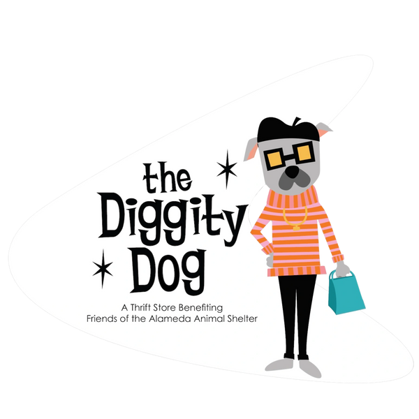 Logo of the Diggity Dog Thrift Store